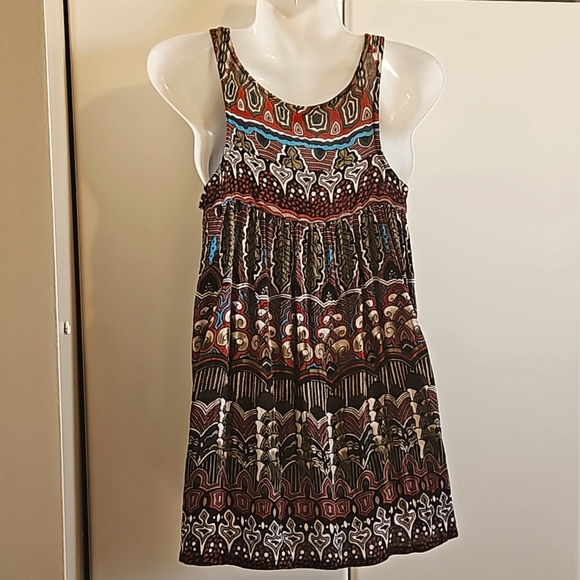 Papa Sleeveless Linnen Boho Ladies Top - Picture 4 of 6